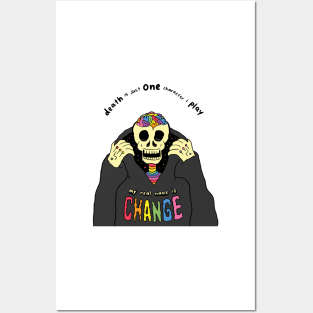 My real name is change Posters and Art